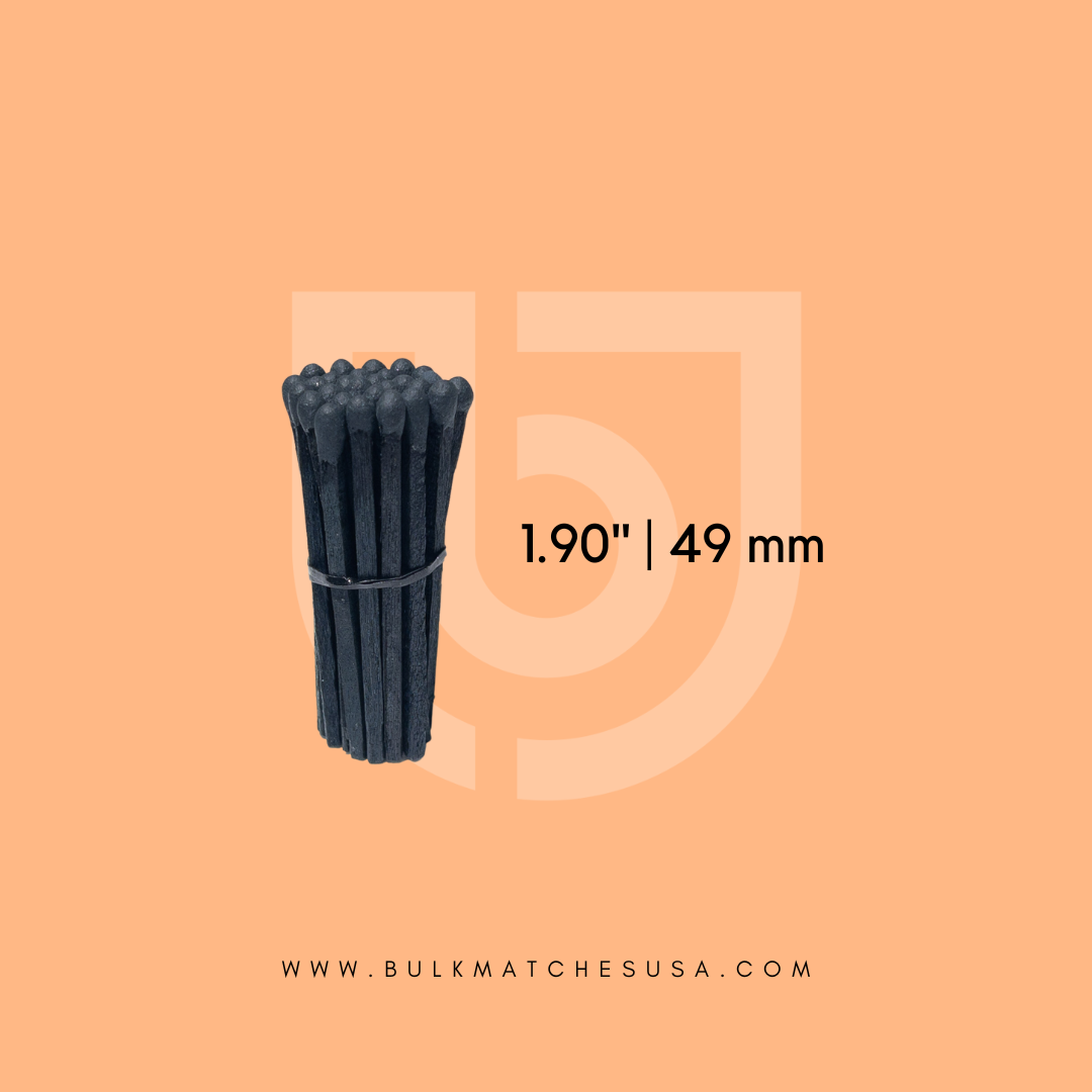 White Faux Cedar 1.90" - Safety Matches