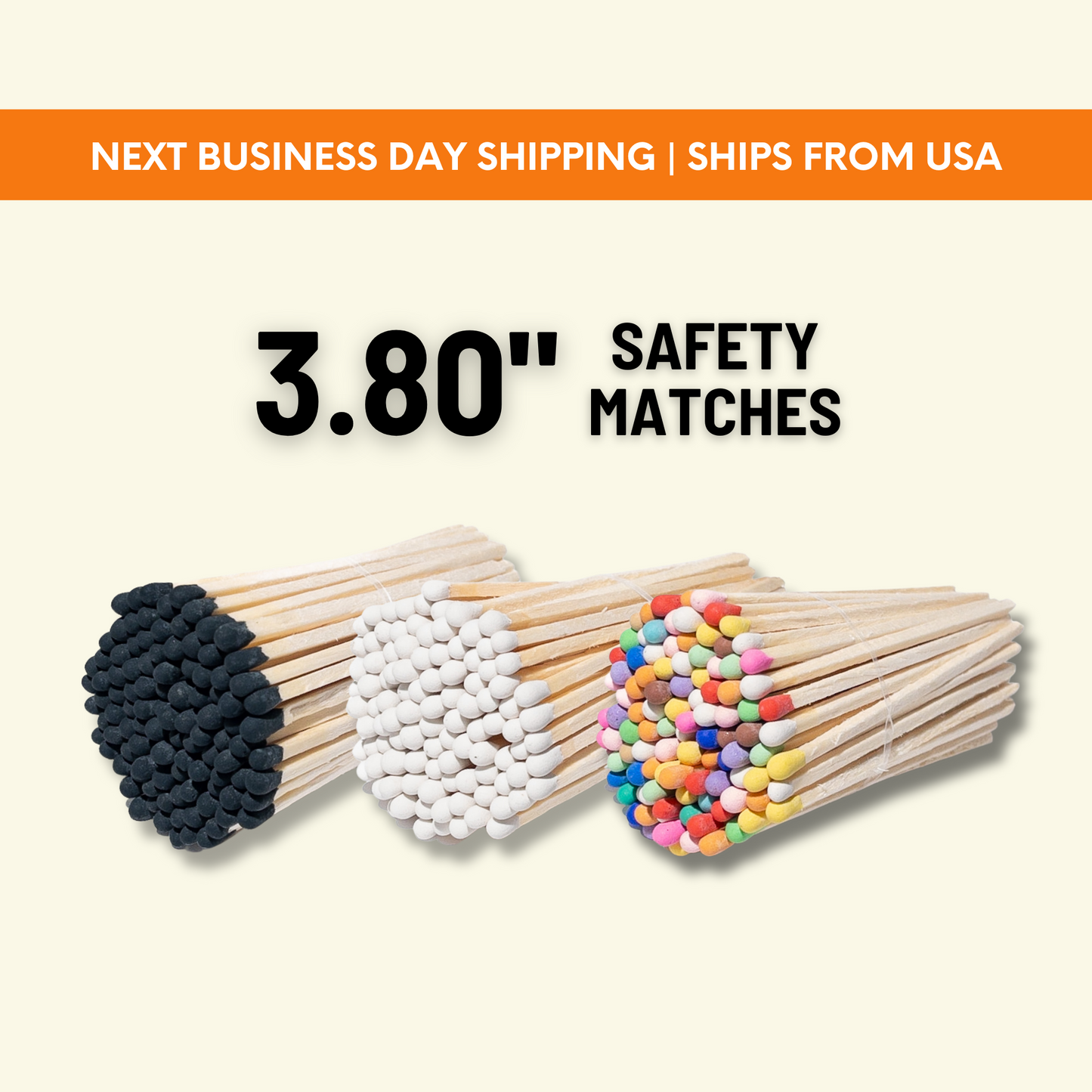 3.80" Mix Tip Long matches | Bulk matches | Matches Kit