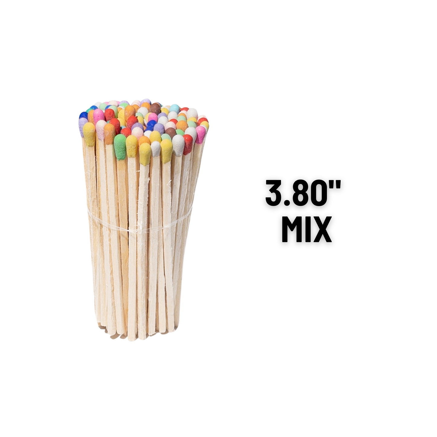 3.80" Mix Tip Long matches | Bulk matches | Matches Kit