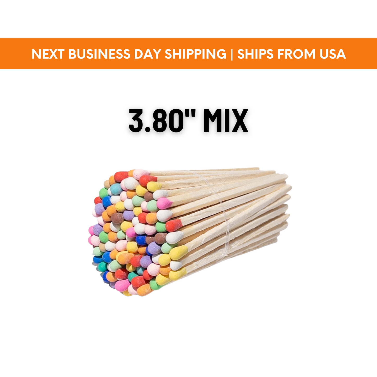 3.80" Mix Tip Long matches | Bulk matches | Matches Kit